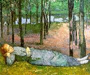 Emile Bernard Madeleine in the Bois d'Amour Sweden oil painting artist